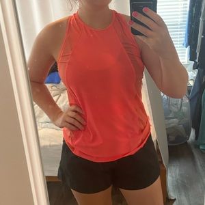 Athleta red orange top size M